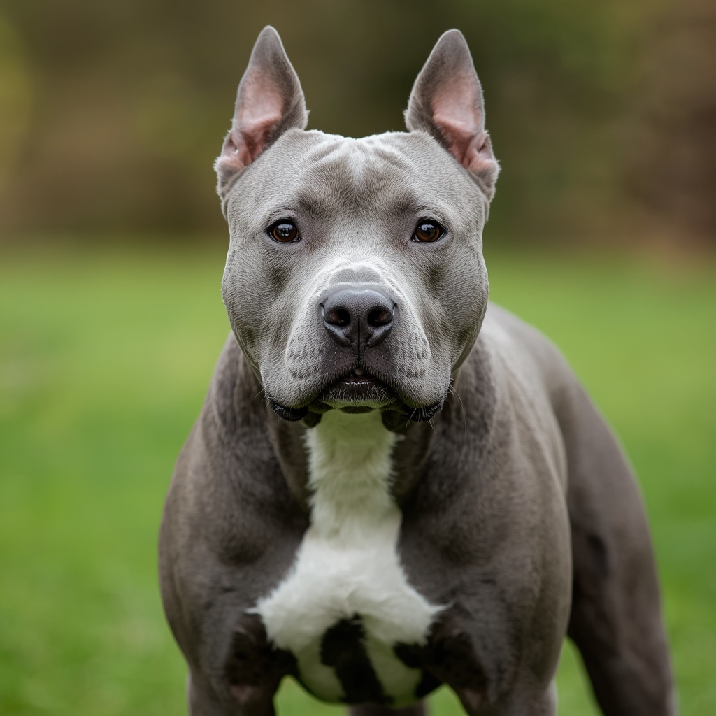 Blue Staffordshire Bull Terrier.