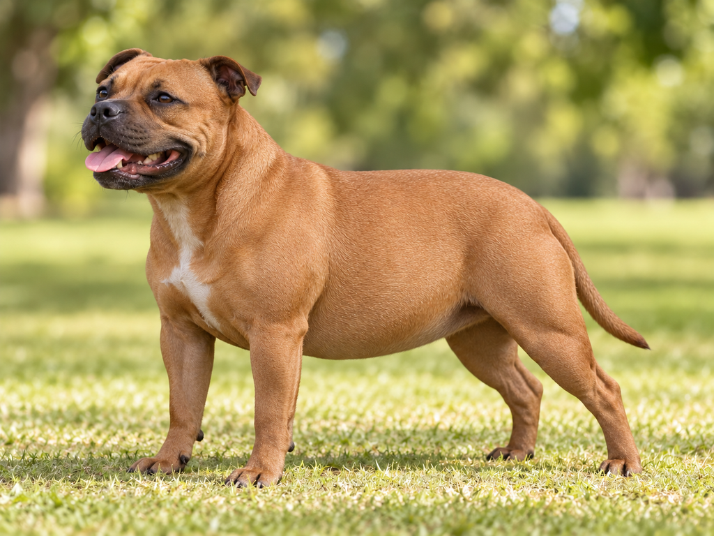 Overweight Staffy