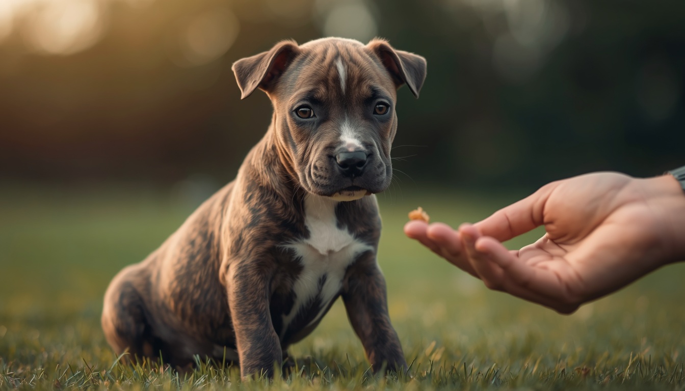 Staffy Puppy Training