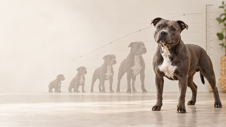 Staffy Weight Chart